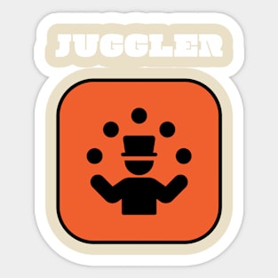 Juggler Sticker